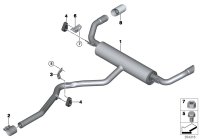 18308572488-Muffler assy-rr