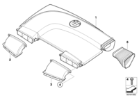 13717561929-Cover, air intake pipe