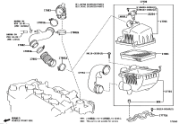 178830Y080-Hose, air cleaner, no.3