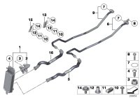 17227590901-Oil cooler pipe inlet