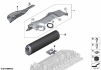 13717793203-Muffler, hood air intake