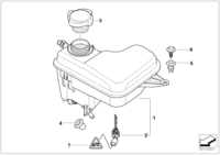 17137639023-RADIATOR CAP E32/E34/E36/E46SR