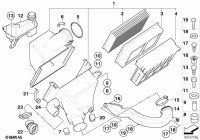 13711436680-Muffler, intake air