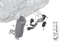 17218570062-TRANSMISSION OIL COOLER BMW G30, G12, B48