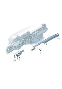 8E1853189AA1WV-Baffle plate For band wood Model of lining (walnut)