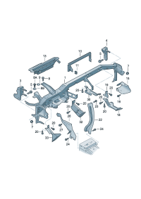 8E1857087D-Retainer Crossmember