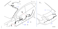 241266LA0A-Harness, r. rr. door
