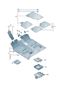 8RD863021C-Pad, tray  Cooperate as needed: