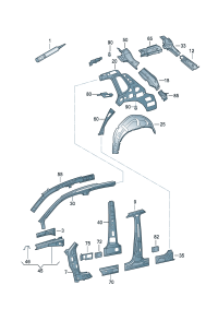 5N0810412-Panel, quarter inner