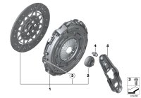 21207572842-Parts assy-clutch