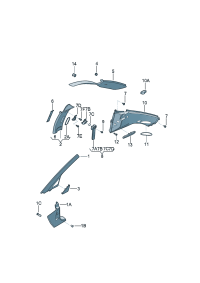 1C0867233T-Trim-a pillar