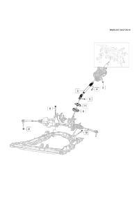 23134851-Shaft, center steering (non-isolation)