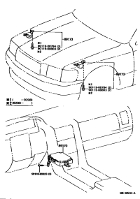 8917359026-SENSOR, AIR BAG, FRONT