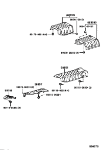 5832730030-INSULATOR, MAIN MUFFLER HEAT