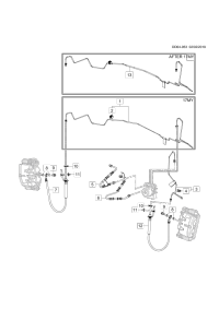 84247180-Tube, fr. brake (incl. 2)
