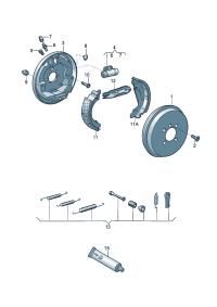1JD609425-Plate comp., brake D-06.01.2014