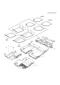 84298416-Carpet, front floor (including 5)