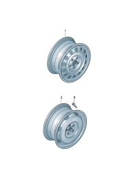 1K0601027C03C-Steel rim