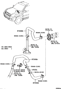 872453D520-HOSE, HEATER WATER, INLET B