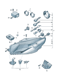 35D941751-Headlamp, Lamp, corner