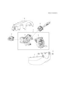 39149295-Switch, turn signal (ink black)