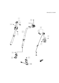 84688863-Retractor, rr seat belt