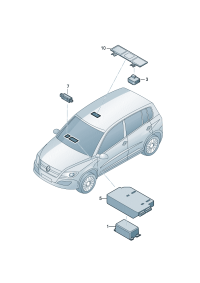 3AA971280A-Control unit, online service Bracket