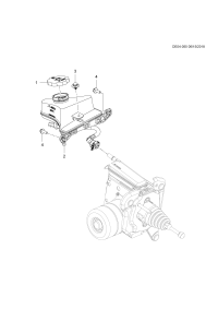11547047-Retainer, brake master cylinder (push above) (14.640)
