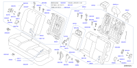 886504CE1A-Back assy-rr seat