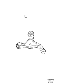 8662373-Control arm lh