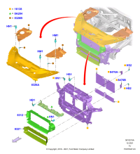 LC5Z8327A-PLATE-AIR GUIDE
