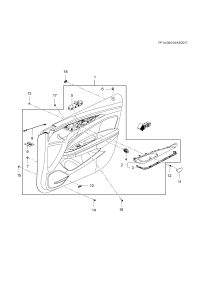 39228736-Garnish assy., r. side (incl 2, 4-10)