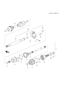39112606-Shaft, front drive intermediate (incl. 14,16)