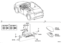 867190E170-Bracket, telephone no.2