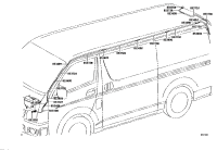 8539126050-NOZZLE SUB-ASSY, REAR WASHER