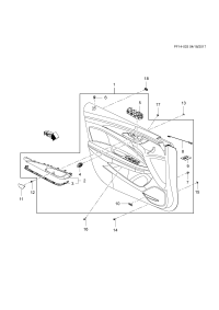 39228731-Garnish assy., r. side (incl 2, 4-10)
