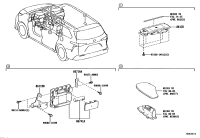 8671908010-BRACKET, CONSOLE BOX MOUNTING, REAR