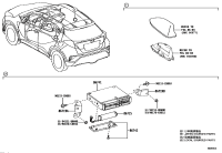 86719F4010-BRACKET, CONSOLE BOX MOUNTING, REAR
