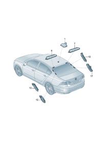 3ED035577R-Rheostat, Antenna-window glass