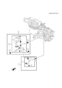 86820043-Hose (part of 1) (incl 4,5)