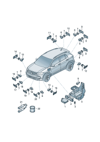 5QD919064S-Controlunit, parking
