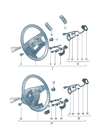 8Z0971589M-Harness, air bag