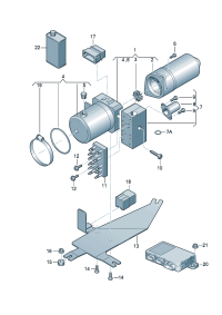 8H0959247B-Hydraulic pump, w/power Motor