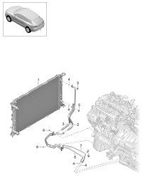 95B317826B-Pipe, oil pressure Oil cooling