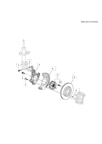 39030299-BRACKET ASSY-RADIATOR MTG UPR