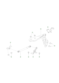 164598900A-Rod, HOOD STRUT