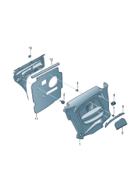 8T0035435A-Bezel assy-speaker Speaker sub-assy