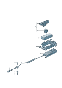5WA713033BR-Gear shifting mechanism