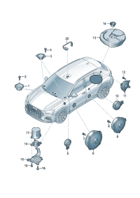 83A035398-Speaker assy-tweeter D  -13.01.2020