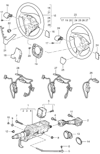 99734700705-Column assy, steering Complete: Shaft, steering intermediate Deprecated parts